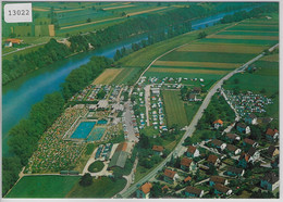 Flugaufnahme Camping Oberfeld Zurzach AG - Zurzach