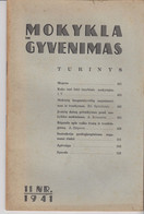 Magazine Lithuania Mokykla Ir Gyvenimas. 1941 / 11 - Revistas & Periódicos