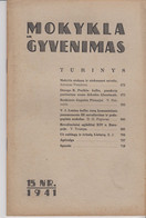 Magazine Lithuania Mokykla Ir Gyvenimas. 1941 / 15 - Revistas & Periódicos