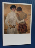 "Portrait Of Master Larina" By Talashenko.  Fencing - Escrime - Fechten.  OLD Postcard 1977 - USSR - Escrime