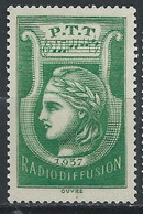 France YT Radiodiffusion 3 Neuf Sans Charnière - XX - MNH - Radio Broadcasting