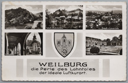 Weilburg - S/w Mehrbildkarte 11   Rückläufer An Absender - Weilburg