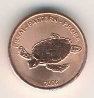 CYPRUS 2006: 5 Ceros, Trial - Essai - Pattern - Privatentwürfe