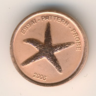 CYPRUS 2006: 1 Ceros, Trial - Essai - Pattern - Privatentwürfe