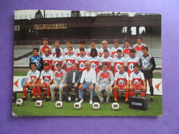 CPA EQUIPE DE FOOT FOOTBALLEURS 69 OLYMPIQUE LYONNAIS 1985-86 - Voetbal