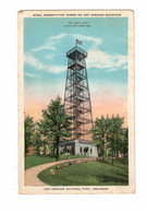 HOT SPRINGS, Arkansas, USA, Observatory Tower On Hot Springs Mountain, 1934 WB Boving Postcard - Hot Springs