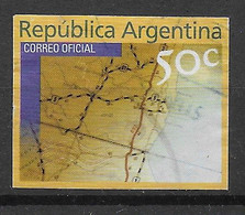 ARGENTINA - 1999 - CARTE GEOGRAFICHE - 50 C- USATO (YVERT 2093 - MICHEL 2487) - Gebruikt