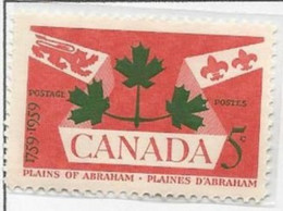 CANADA - BATTLE OF THE PLAINS OF ABRAHAM; MAPLE LEAF - Altri & Non Classificati