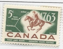 CANADA - POSTAL SERVICE BETWEEN MONTREAL &QUEBEC; HORSE - Other & Unclassified