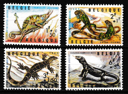 BELGIQUE. Reptiles, Reptile, Yvert N° 1344/47 Neuf Sans Charniere, MNH - Other & Unclassified