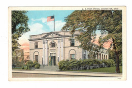 COSHOCTON, Ohio, USA, U. S. Post Office, Old WB Postcard - Akron