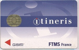 FRANCE GSM Card  : FRA25 ITINERIS FTMS France  Full-iso MINT - Prepaid: Mobicartes