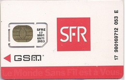 FRANCE GSM Card  : FRA19 SFR (fat Printed Text) MINT - Voorafbetaalde Kaarten: Gsm