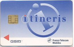 FRANCE GSM Card  : FRA12 ITINERIS I-logo Full Iso Gsm MINT - Voorafbetaalde Kaarten: Gsm