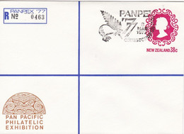 Registered Letter PANPEX '77 - N° 0463 - KIWI And FERN New Zealand National Symbols  - 8 Mar 1977 - Interi Postali