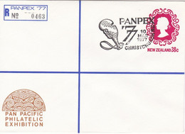 Registered Letter PANPEX '77 - N° 0463 - MERE, Stone Weapon For Hand To Hand Fighting - 10 Mar 1977 - Postwaardestukken