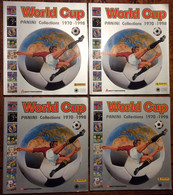 4 Volumi WORLD CUP PANINI COLLECTIONS 1970-1998 Mexico 70 München 74 Argentina 78 Espana 82 Mexico 86 Italia 90 Usa 94 F - Sports