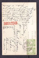 ESK 1-85 OPEN LETTER FROM OSAKA TO PRAHA. GEISHA FROM OSAKA. - Storia Postale