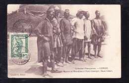 AFR2-78 CHEFS MGAOS ET MANDJIAS A FORT CRAMPEL HAUT CHARI FR.CONGO - Cartas & Documentos