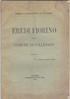 Lib 46 Eredi Fiorino Contro Comune Di Collesano - Old Books
