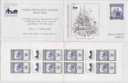 Carnet De 8 Timbres + 4 Coupons Brno 2000 YT C 198 / Booklet Michel MH 64 (203) - Ungebraucht