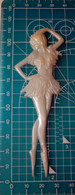 FORCHETTA FORCHETTINA PLASTIC VINTAGE BALLERINA ITALY - Gabeln