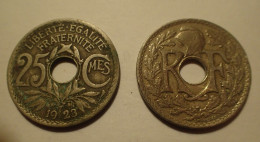 1923 - France - 25 CENTIMES, Lindauer, KM 867a, Gad 380 - 25 Centimes