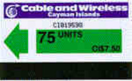 CAYMAN : CAY-AU-1 75u (ctrl : CI..... ( Autelca USED - Cayman Islands