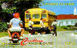 CAYMAN : 163A CI$10 School Bus + Church USED - Cayman Islands