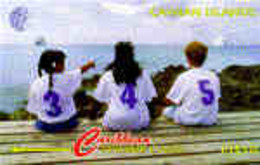 CAYMAN : 131C CI$10 3Girls 3-4-5 On Bank@sea USED - Iles Cayman