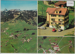 Flugaufnahme Gasthaus Und Pension Hirschen Oberiberg SZ - Oberiberg