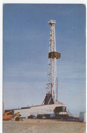 1960s USA, NORTH DAKOTA, OIL WELL, ILLUSTRATED POSTCARD, MINT - Other & Unclassified