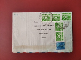 EX-PR-21-22. AIR MAIL LETTER FROM NEW DELHI TO CZECHOSLOVAKIA. - Briefe U. Dokumente