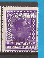 2021-01-01 1928 216 OVERPRINT -XXXX-   JUGOSLAWIEN  JUGOSLAVIJA LUX!!!!! KOENIG ALEXANDER  INTERESSANT MNH - Unused Stamps