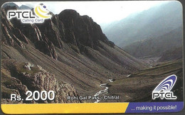 PREPAID : RPT21 Rs.2000 PTCL Rohi Gal Pass - Chitral USED - Pakistan