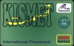 PREPAID : RKI05 5000 Rupees KISMET Green USED - Pakistan