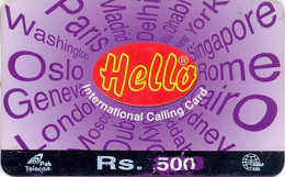 PREPAID : RHE20 Rs.250/2500 Hello Purple Worldwide Nationwide USED - Pakistan