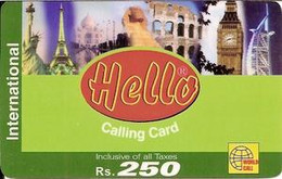 PREPAID : RHE13B Rs. 250 Hello(red) Touristic Places USED - Pakistan