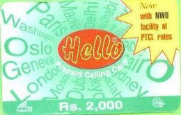 PREPAID : RHE12 Rs.2000 Hello Green (Now With NWD Facility At PTCL USED - Pakistan