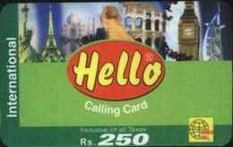 PREPAID : RHE13A Rs. 250 Hello(yellow) Touristic Places USED - Pakistan