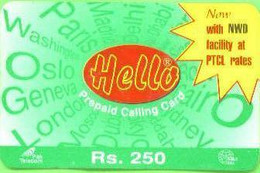 PREPAID : RHE09 Rs.250  Hello Green (Now With NWD Facility At PTCL USED - Pakistan