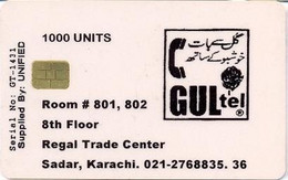 WHITE TRIAL : WGU03 Gul Tel 1000 Units Serial Nr (small) Room # 801 USED - Pakistan