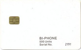 WHITE TRIAL : WBI27 BI-PHONE (smaller) 500 Units Serial No. (ctrl)CM:6 USED - Pakistan