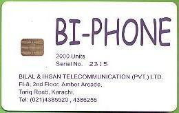 WHITE TRIAL : WBI22 BI-PHONE 2000 Units Serial No 4 Lines Txt USED - Pakistan