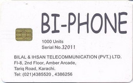 WHITE TRIAL : WBI21 BI-PHONE 1000 Units Serial No 4 Lines Txt USED - Pakistan