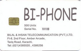 WHITE TRIAL : WBI20A BI-PHONE  500 Units Serial No 4 Lines Txt(chip 4) USED - Pakistan