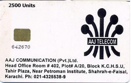 WHITE TRIAL : WAJ03 2500 Units AAJ TELECOM USED - Pakistan