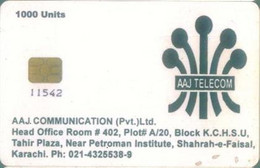 WHITE TRIAL : WAJ01 1000 Units AAJ TELECOM USED - Pakistan