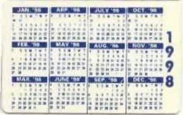 PAKMAP : WP16125 150 Calendar 1998 USED - Pakistan