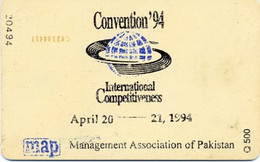 PAKMAP : WP07088 30 Convention 94 20-21/4/94 Manag.Asso.Pak. (inv.) USED C43144417 - Pakistan